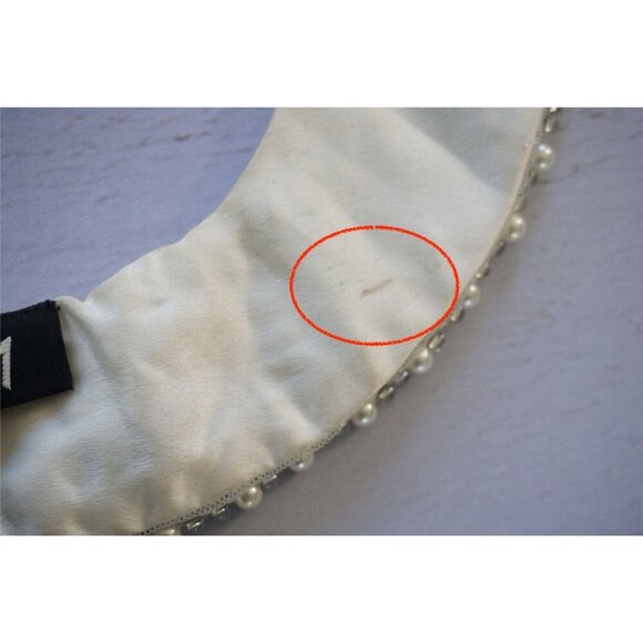 H&M Embellished Pearl & Rhinestone Peter Pan Collar - Detachable Statement - Picture 8 of 10